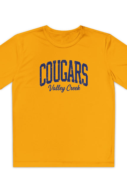 Cougars Valley Creek Youth Tee — Kids School Spirit Shirt