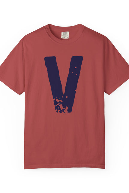 V Letterfront Custom Name & Graduate Year Number T-Shirt — Personalized Team Jersey Style
