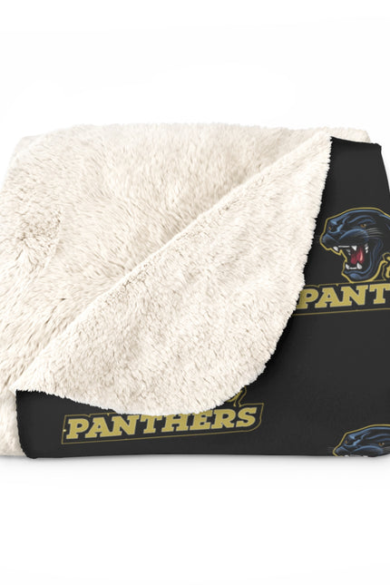 Personalized Parkway Panthers Sherpa Blanket – Custom Name Owen