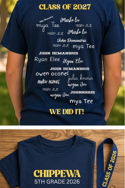5th Grade Graduation Shirt – Class of 2026
