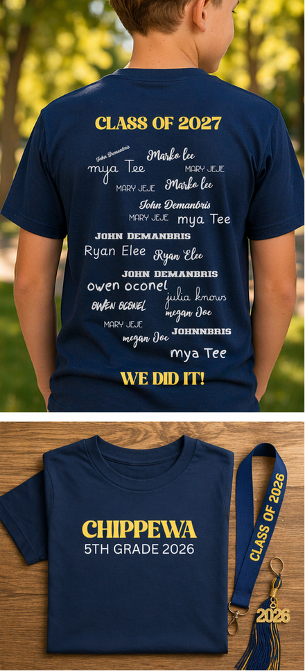 5th Grade Graduation Shirt – Class of 2026