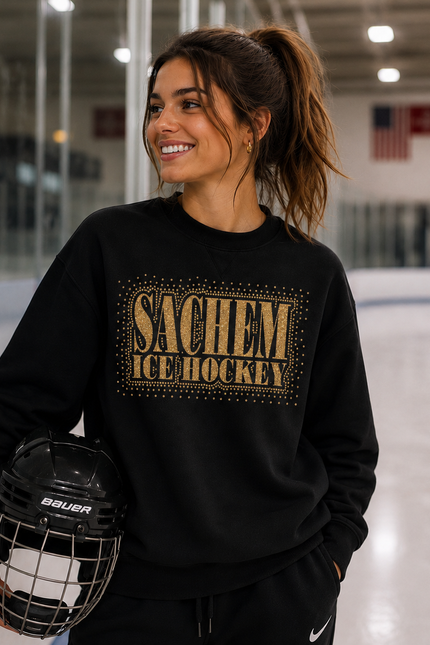 Sachem Ice Hockey Vinyl & Rhinestone Shirt