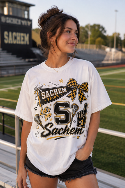 Sachem Lacrosse Doodle Shirt