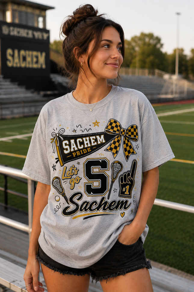 Sachem Lacrosse Doodle Shirt