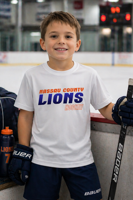 Nassau County Lions Hockey Tee