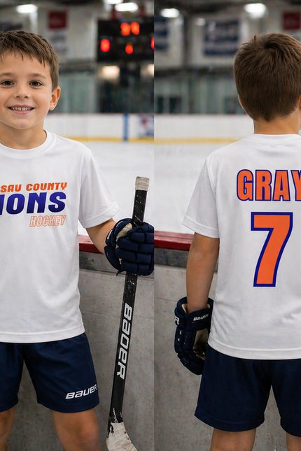 Nassau County Lions Hockey Tee