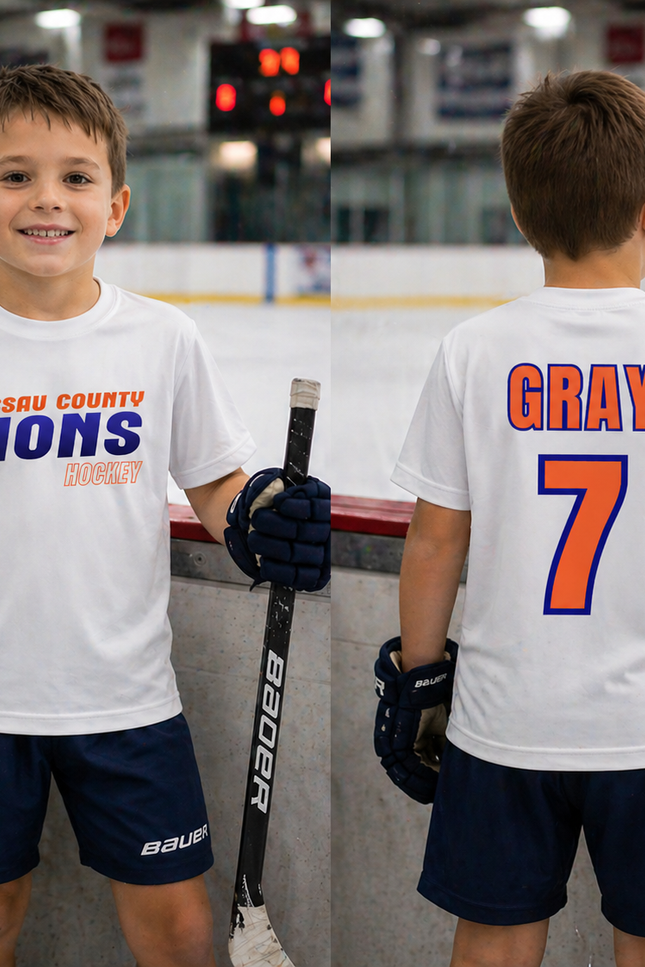 Nassau County Lions Hockey Tee
