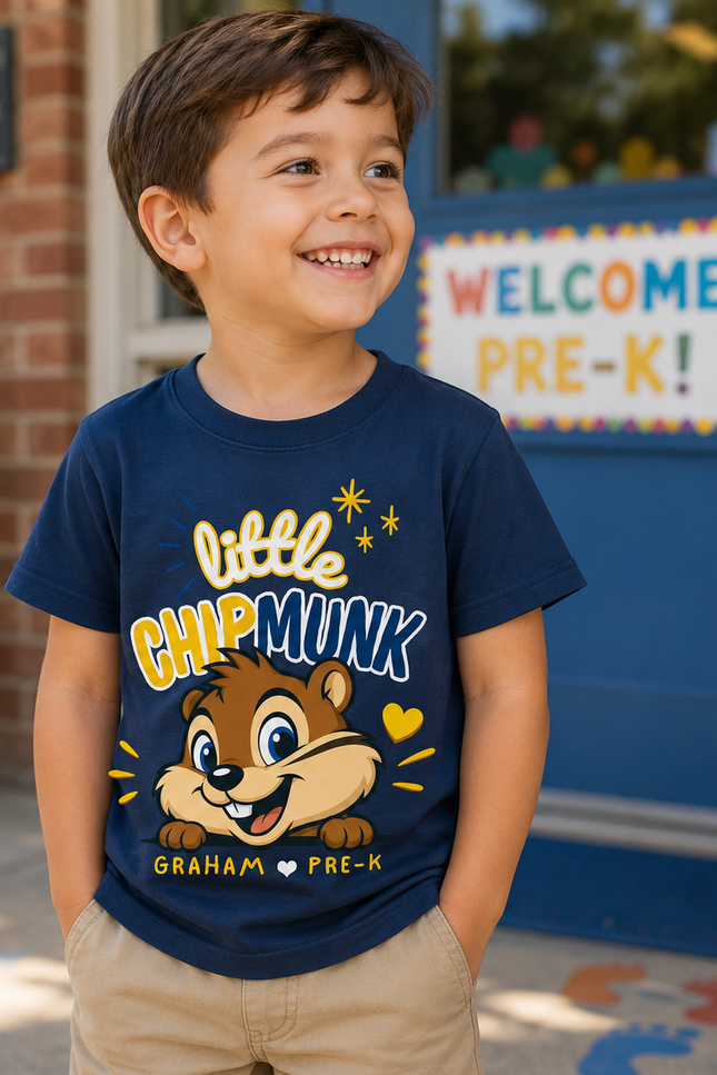 Personalized Little Chipmunk Shirt