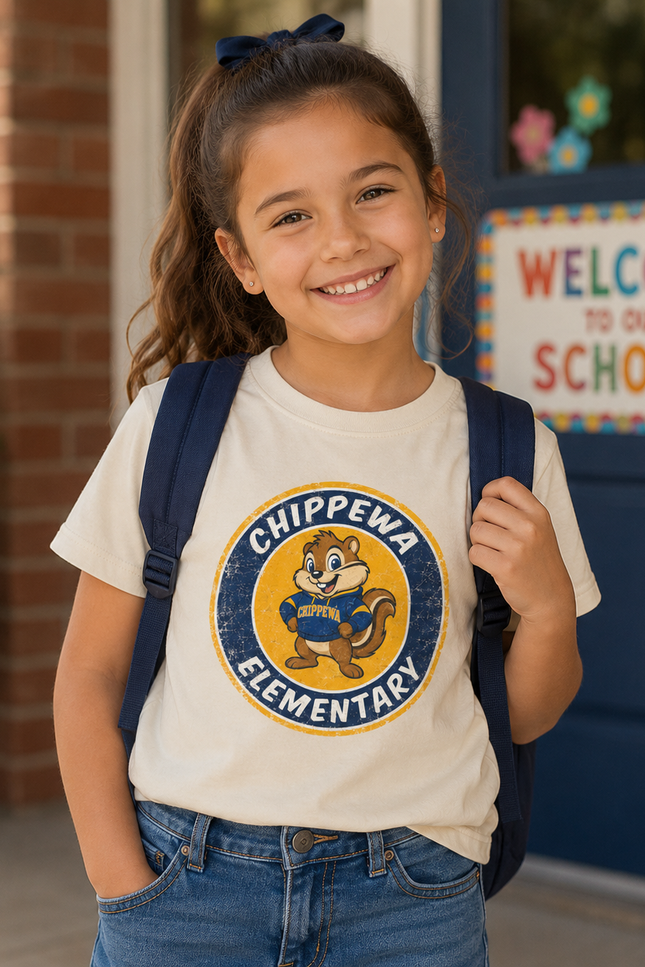 Vintage Chippewa Personalized Youth Sports Shirt