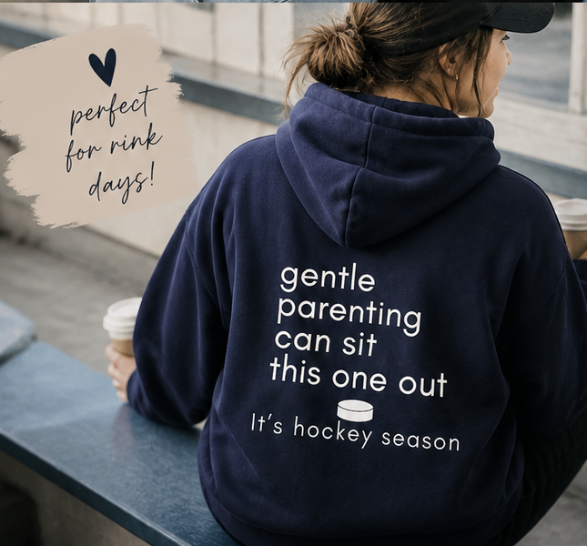 Gentle Parenting Hockey Mom Hoodie