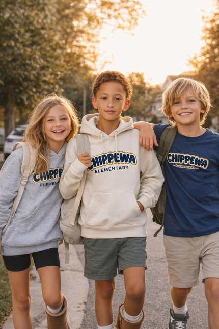 Chippewa Elementary Hoodie – Minimal Design