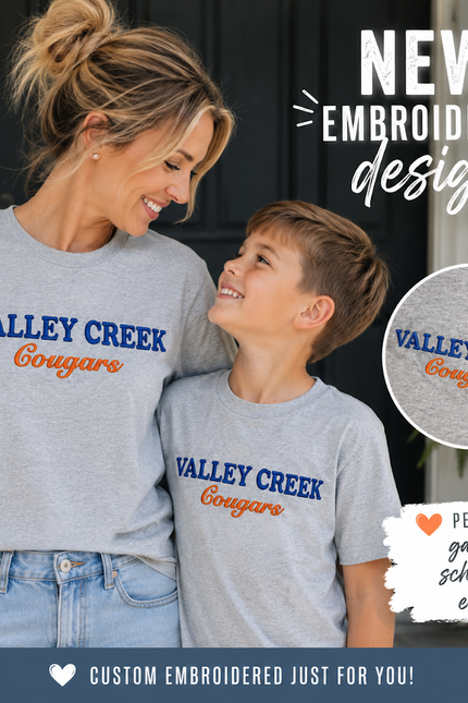 Valley Creek Cougars *Embroidered Design