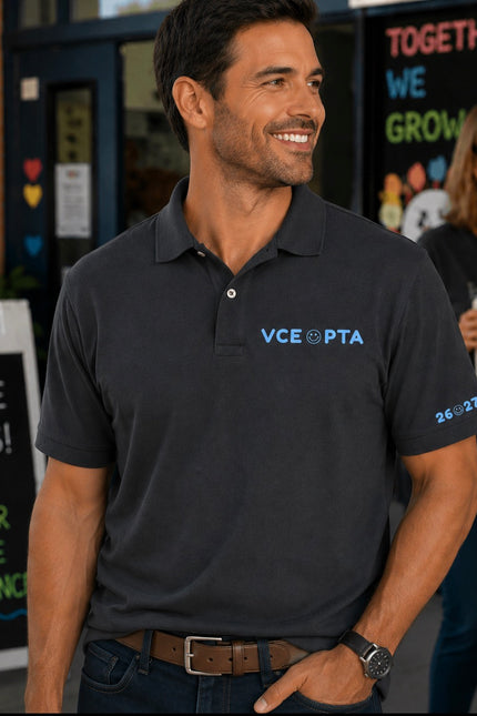 VCE PTA Smiley Polo