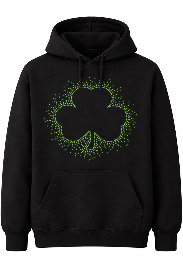 Rhinestone Shamrock Crewneck Sweatshirt