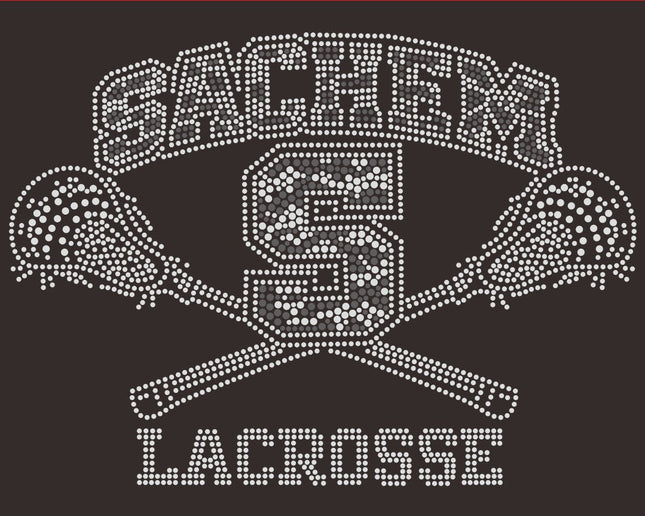 Camo Sachem Lax Rhinestone Sweatshirt