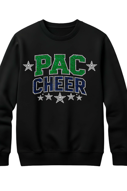 PAC Rhinestone Crewneck/Sweatshirt