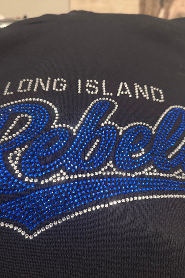 Script Rebel Rhinestone Hockey Hoodie