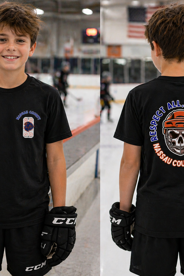 Lions Mites “Respect All. Fear None.” Hockey Tee