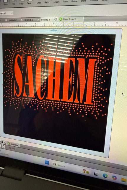 Sachem Vinyl & Rhinestone Shirt