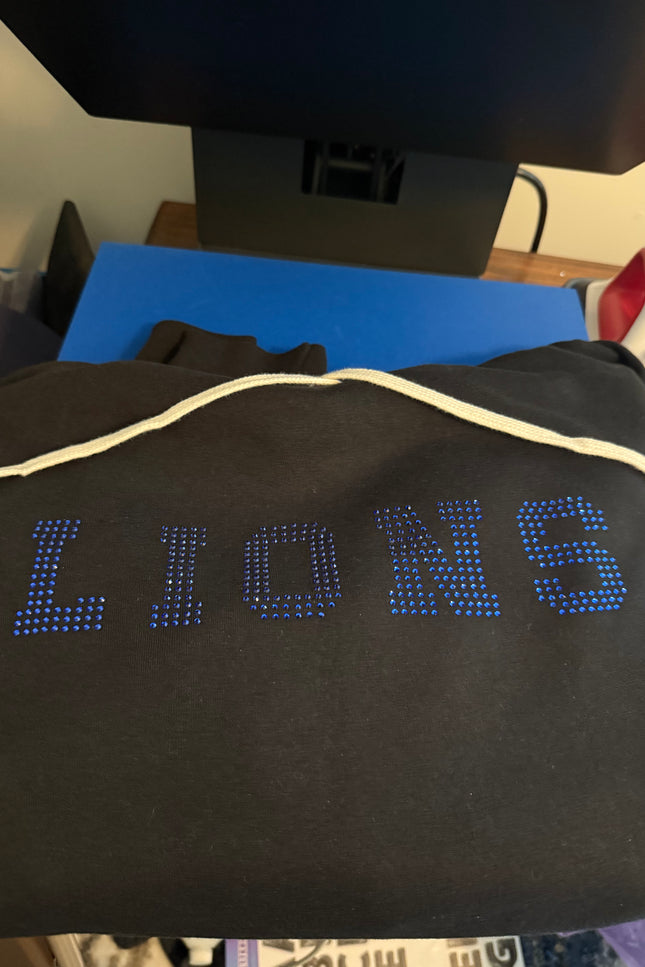 Nassau Lions Rhinestone Hoodie