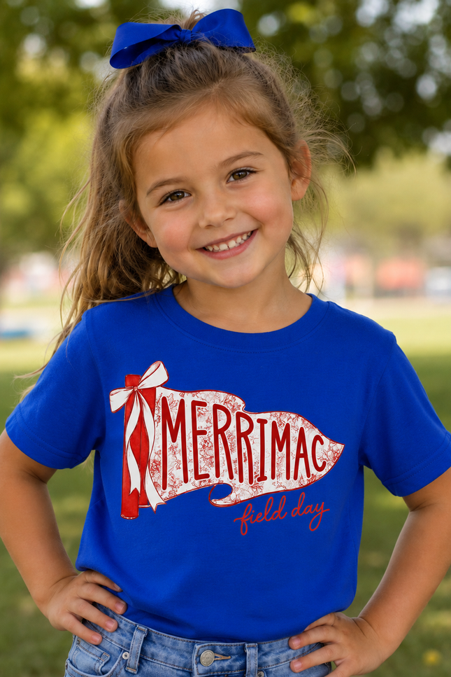 Merrimac Flag Tshirt (Field Day Colors)