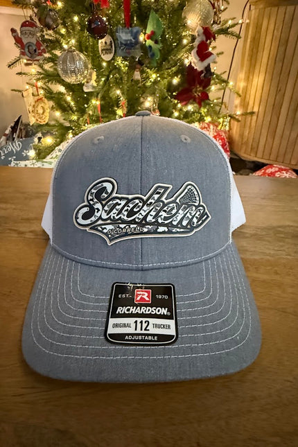 Sachem Lacrosse Hat – Camo Script Edition