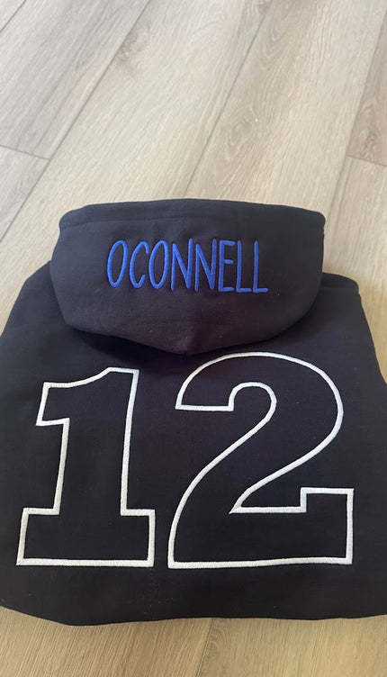 Sport Shirt, Custom Embroidered Name and Number