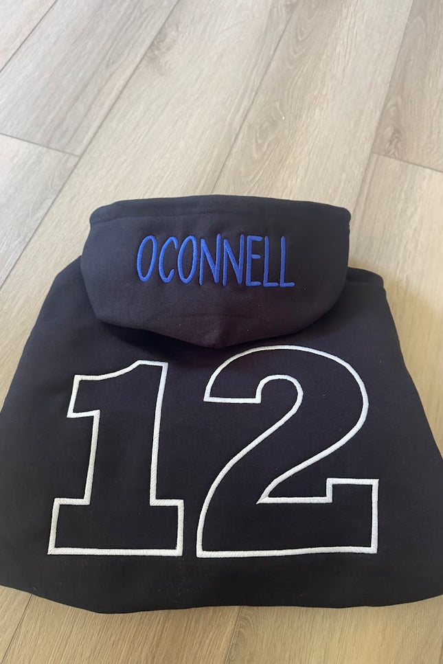 Sport Shirt, Custom Embroidered Name and Number