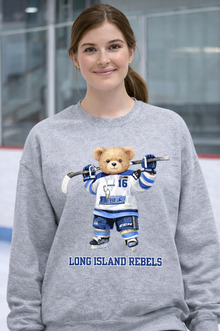 Custom Teddy Bear Team Sweatshirt – Personalized Player Number & Sport!