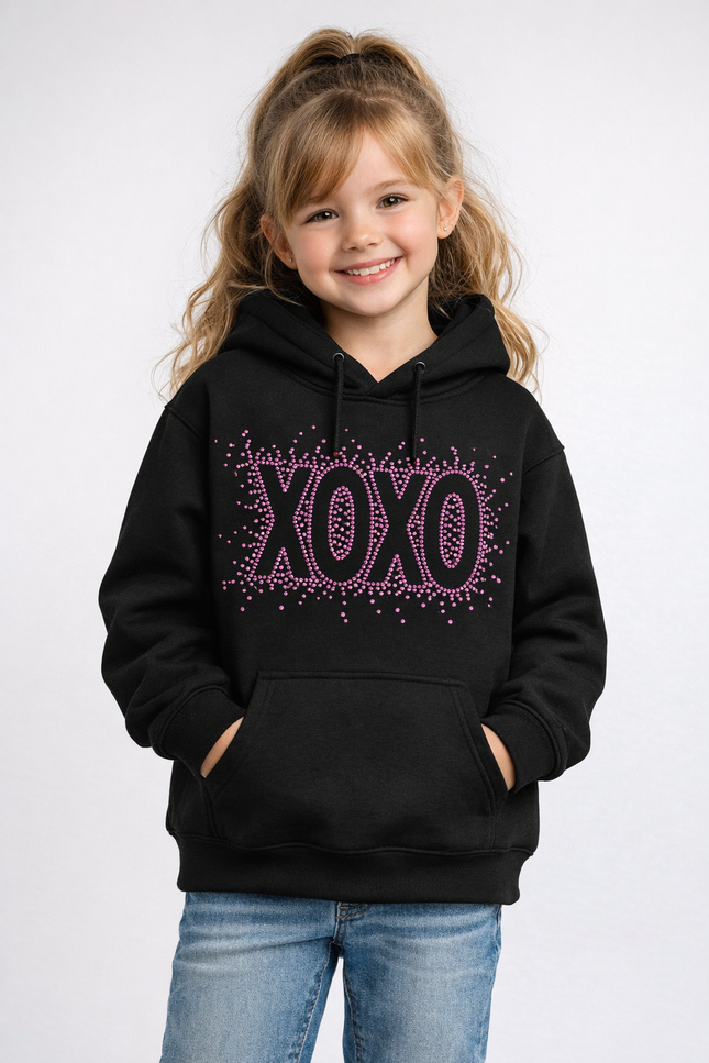 Rhinestone XOXO Crewneck Sweatshirt