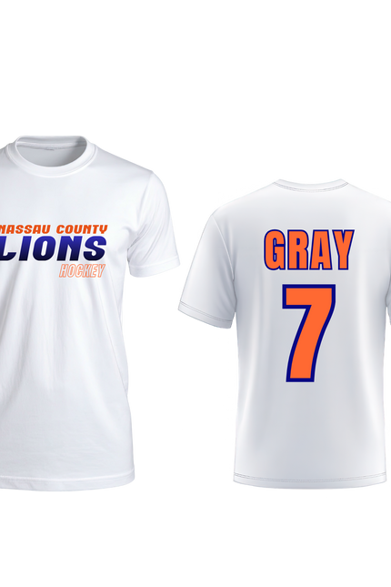 Nassau County Lions Hockey Tee