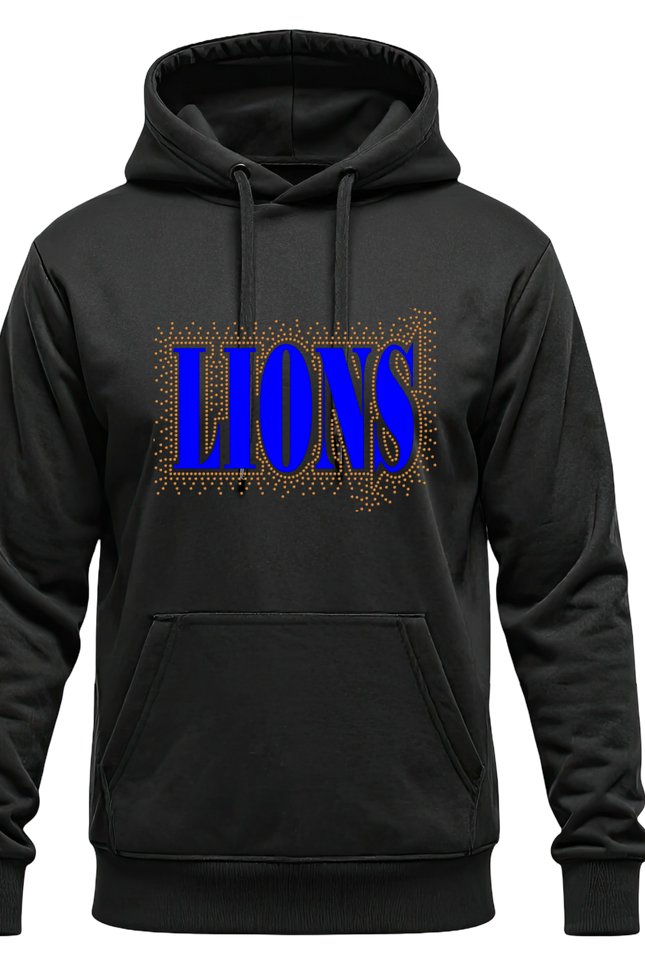 LIONS Glitter & Rhinestones Hoodie