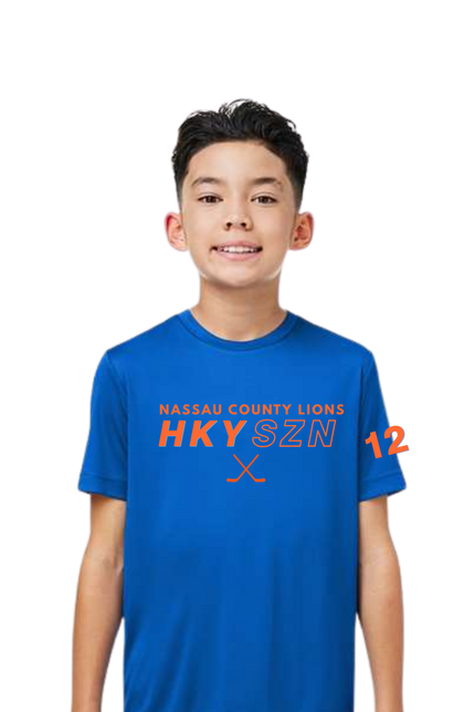 Nassau County Lions “HKY SZN” Tee