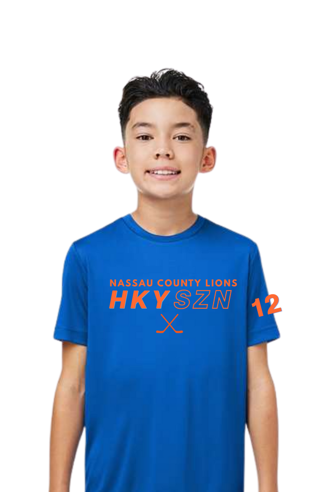 Nassau County Lions “HKY SZN” Tee
