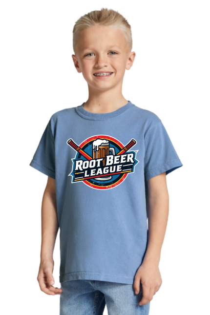Root Beer League Kids T-Shirt – Chill Vibes, Big Shots
