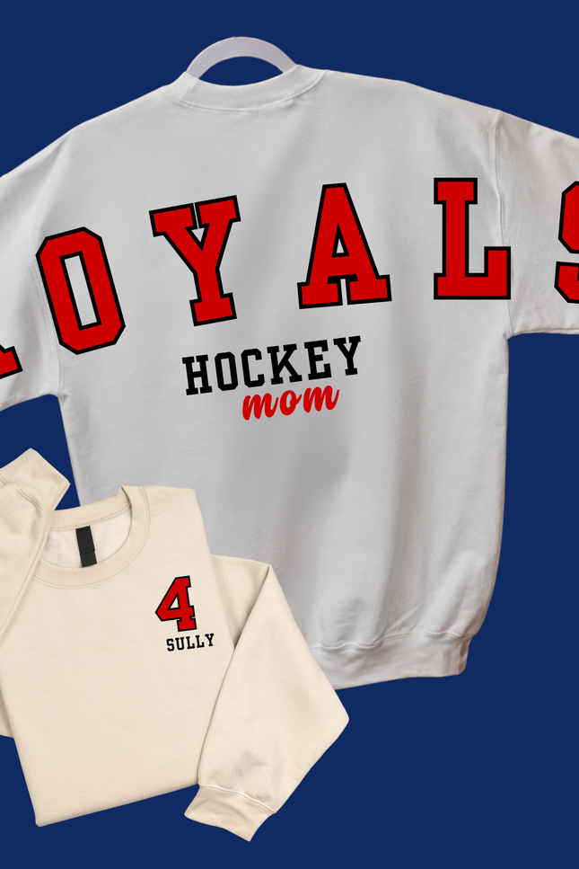 Hockey Mom Custom Crewneck