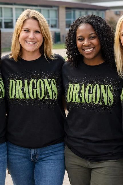Dragons Vinyl & Rhinestone Shirt