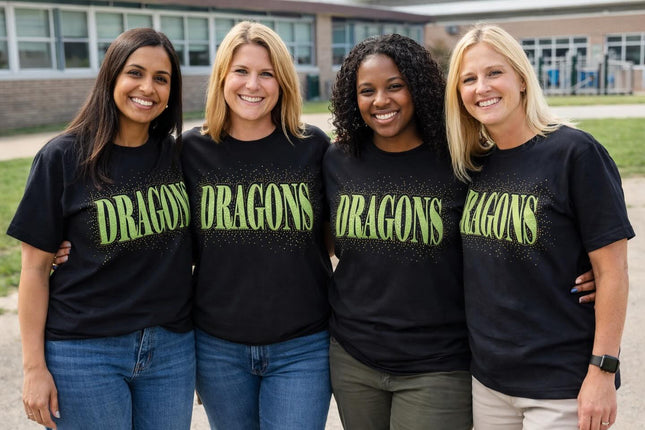 Dragons Vinyl & Rhinestone Shirt