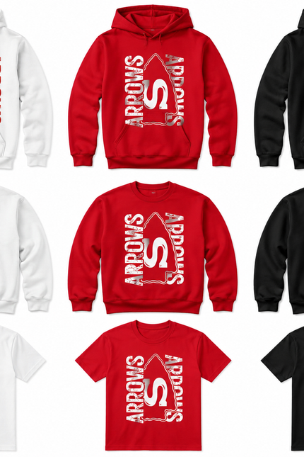 Sagamore Arrows Vertical Spirit Wear T-Shirt
