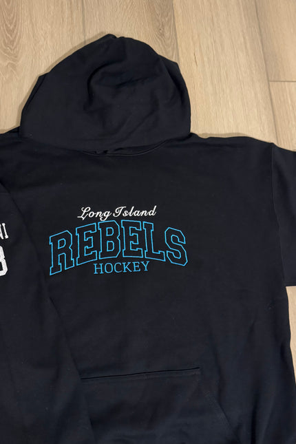 Long Island Rebels Embroidered Hoodie