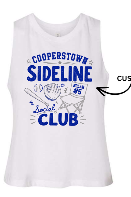Cooperstown Sideline Social Club Women's Muscle Tank