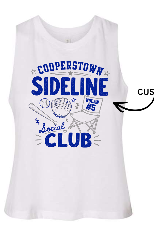 Cooperstown Sideline Social Club Women's Muscle Tank