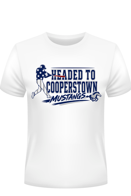 Middle Country Mustangs "Headed to Cooperstown" Shirt
