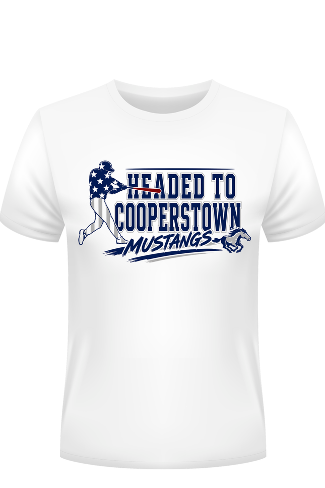 Middle Country Mustangs "Headed to Cooperstown" Shirt