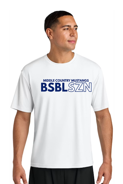Middle Country Mustangs "BSBL SZN" Performance Shirt