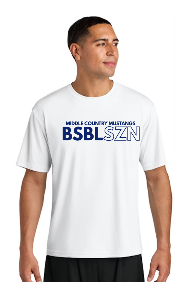 Middle Country Mustangs "BSBL SZN" Performance Shirt