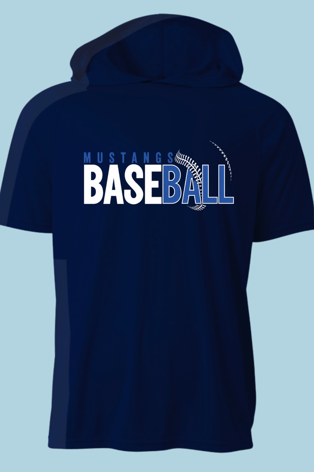 Mustangs Baseball Hoodie – Royal Blue