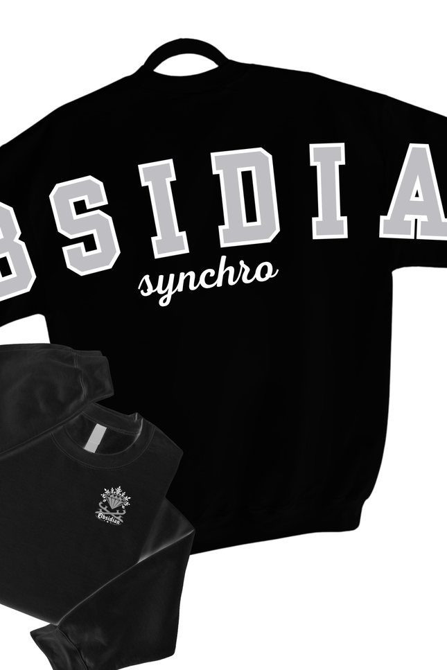Obsidian Synchro Oversized Crewneck Sweatshirt