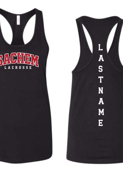 Personalized Sachem Lacrosse Racerback/Tshirt