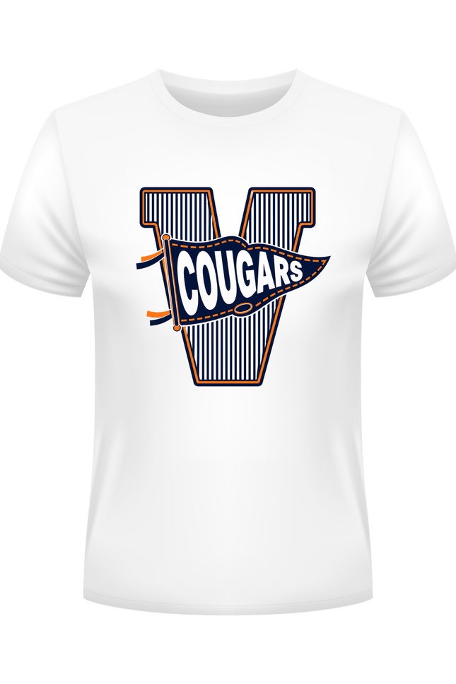 Valley Creek Cougars Varsity Pennant T-Shirt
